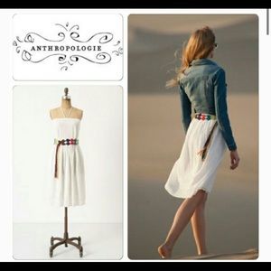 NWT Anthropologie HD Paris Blanched Eyelet Dress